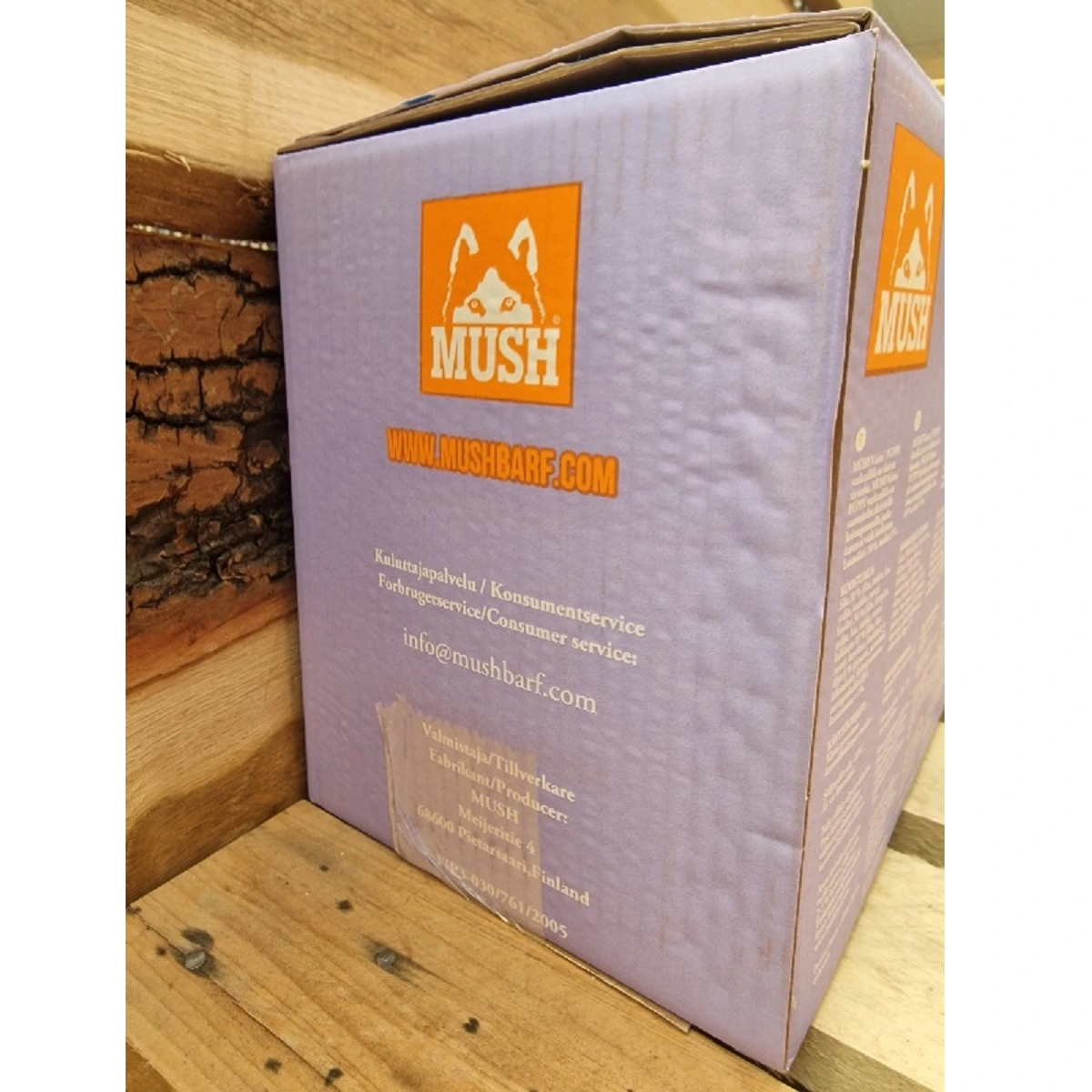 MUSH Vaisto Puppy lyslilla gris kalkun kylling 10 kg til hvalpe
